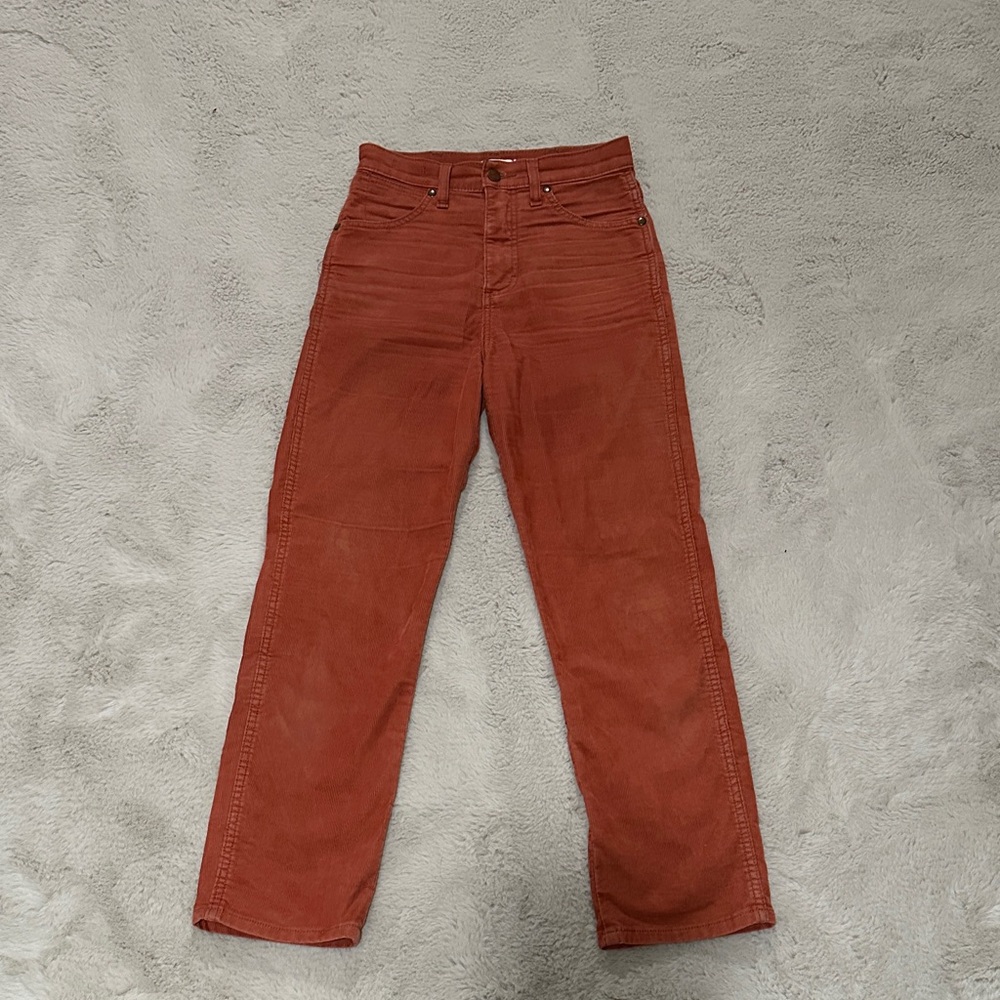 Wrangler Corduroy Pants in Rust